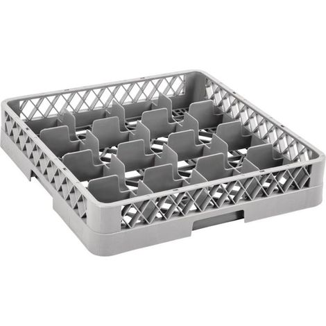 Casier de lavage à verres - 16 cases (1/4)