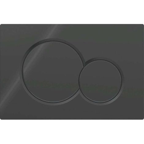 Pour Geberit Sigma01 - Plaque de déclenchement SIgma01, noire 115.770.DW.5 (1/2)