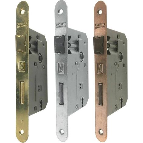 SERRATURA 'PATENT' B.T. ottonato verniciato E 45