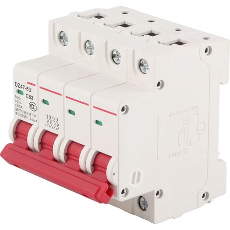 4P 63A Leistungsschalter DZ47-63-4P Photovoltaik-Gleichstrom-Unterbrecher-Schutzschalter (1/5)