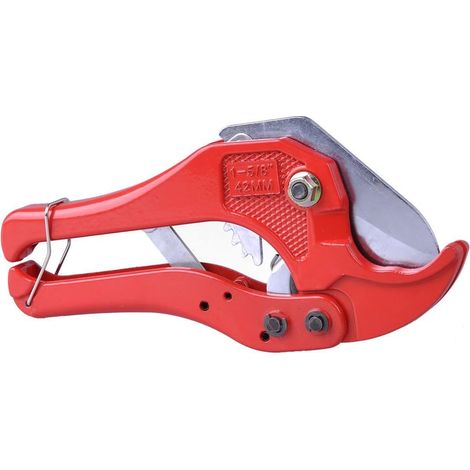 Cortador De Tubos De Plástico Y Vinilo MINKUROW De 42 Mm Para Cortar Tubos Y Tubos De Pvc Pex Pe Ppr Rojo (1/4)