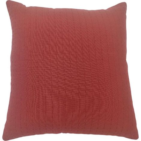 Domo Mea Cuscino Rosso 45x45cm in Cotone Imbottito Decorativo (1/5)