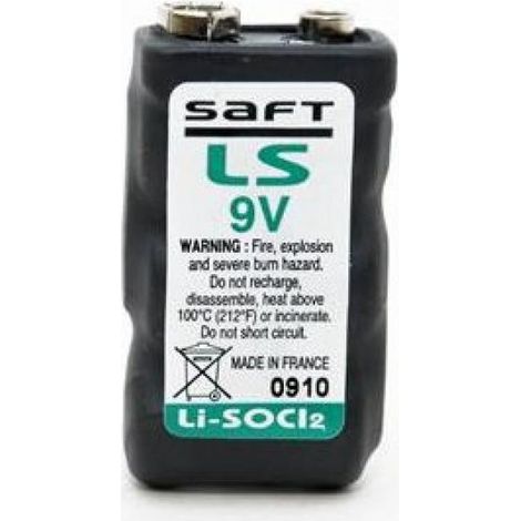 BATTERIA LITIO SAFT 3LS14250C 9V 1,2 Ah