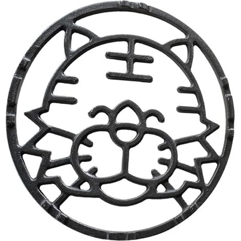 Support cuisinière gaz fonte antidérapant 4 ou 5 griffes pour casseroles et wok, usage pro/dom