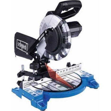 SCHEPPACH HM210L Radial-Gehrungssäge 1500 W 210 mm mit Laser 0-45° Schnitte (1/5)