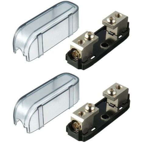 Mini ANL Fuse Holder Midi Fuse Holder Auto Parts Inline Fuse Holder for Automotive Marine（2pcs） (1/4)