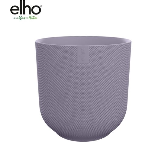Pot de fleurs rond Round pour intérieur et extérieur lilas lavande D14 x H13 cm - PANGIVO (1/5)