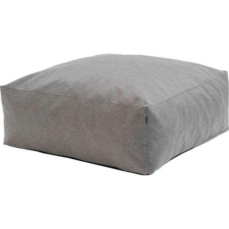 Oviala – Pouf de jardin modulable gris – Résistant aux intempéries – Design contemporain – Confort haut de gamme – Dimensions H 30 cm, L 85 cm, l 85 cm