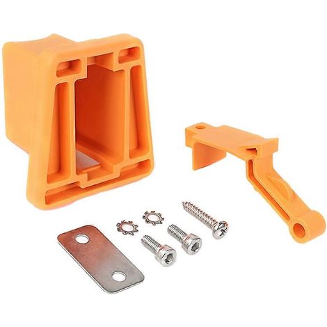 Frontgepäckträger-Basis, Schweinenase-Wasserhahn-Umbausatz, Sitzerhöhung, orange Farbe