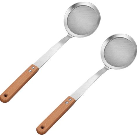Filtre À Mailles Fines - Passoire En Acier Inoxydable Avec Poignée - Pour Farine Riz Pâtes Légumes Thé (1/5)