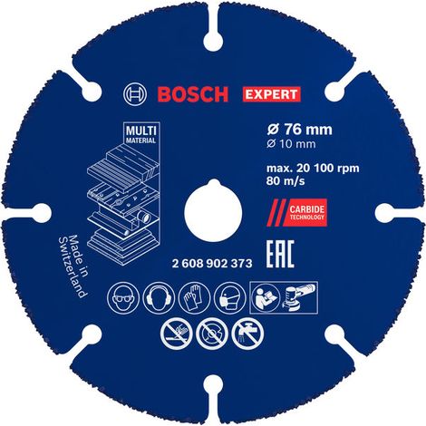 Bosch EXPERT Multi Material Carbide Cutting Disc 76 x 10 mm 2608902373 (1/4)