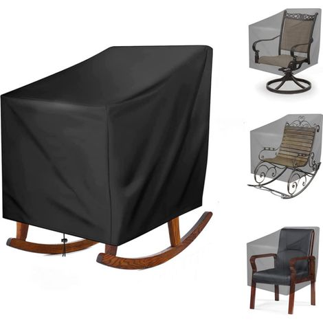 Housse de fauteuil pivotant d'extérieur 70 x 83 x 99 cm - Housse imperméable pour mobilier de jardin (1/5)