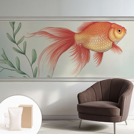 Tapete Vliestapete mit Kleber - trendige Wanddeko - elegant Fototapete für Wohnzimmer - Schlafzimmer Wasserschönheit 250x104 cm (1/5)