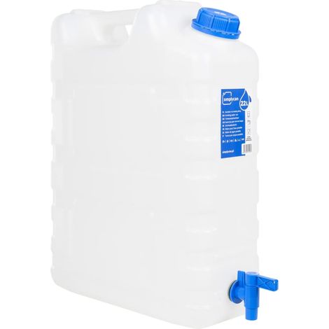 Teenpull – Wasserbehälter mit Hahn Transparent 20 L Kunststoff (1/5)