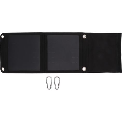 Panneau solaire pliable 12W, haute efficacité de conversion, flexible, portable pour extérieur (1/5)
