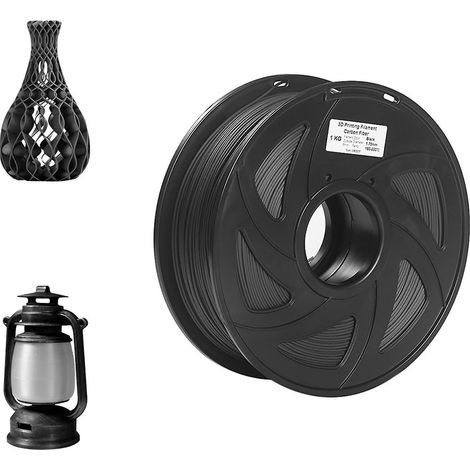 3D-Druckerfilament Kohlefaser + PLA 1,75 mm 1 kg Spule Maßgenauigkeit +/- 0,02 mm