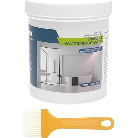 Produit d'Étanchéité Hydrofuge Invisible Adhésif de Réparation Étanche Joint Étanche Transparent Anti-Fuites pour Salle de Bain Cuisine Tuile Fenêtre Toit Sous-Sol Evier (1/5)