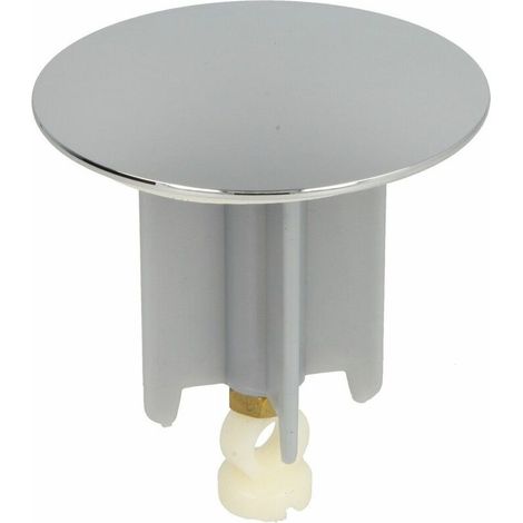 1 Bouchon universel, laiton chromé, diamètre 63 mm, pour garniture écoulement standard 1 1/4'', salle de bain