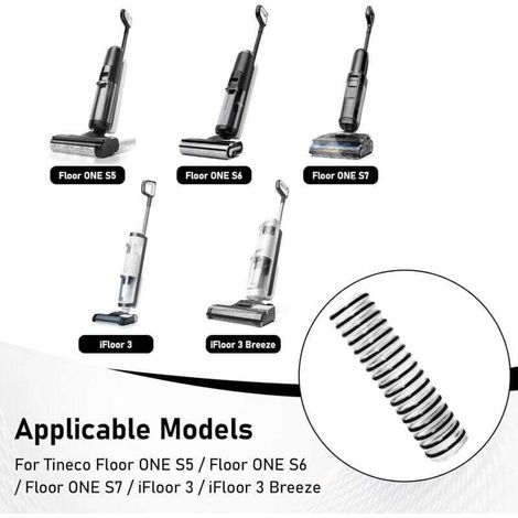 Reparaturschlauch für Tineco Floor ONE S5/ Floor ONE S6/ Floor ONE S7/ iFloor 3/ iFloor 3 Breeze Akku-Staubsauger, unteres Schlauch-Ersatzzubehör – 3 Stück (1/5)