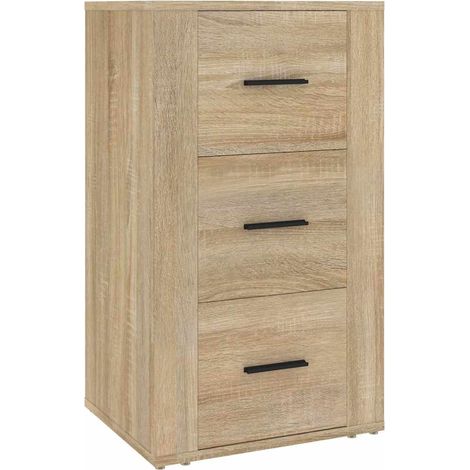 Maison Exclusive - Aparador madera contrachapada color roble Sono (1/5)