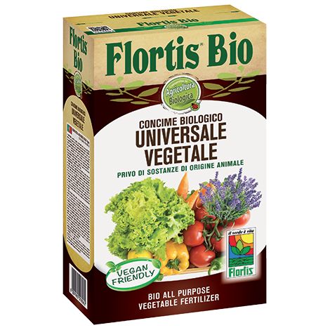 Concime biológico vegetal universal Flortis Bio 1000 g