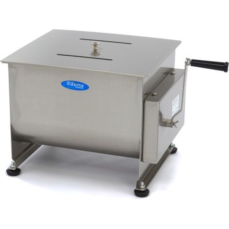 Mélangeur de viande - 30L - 25kg de viande - Double axe - Manuel - Maxima (1/5)