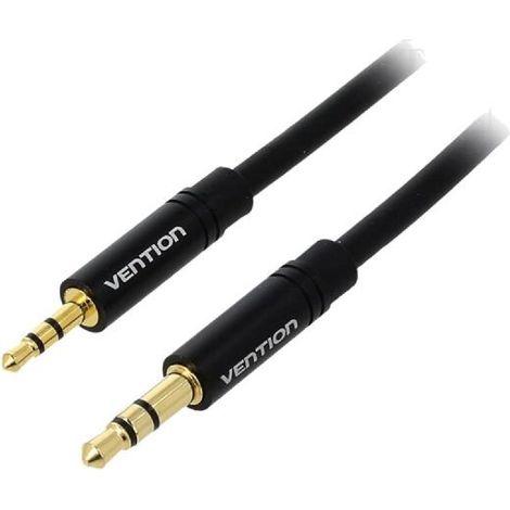 Cable Jack 2.5mm 3pin Male vers Male 1.5m noir