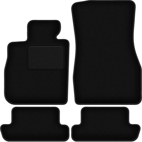 Tappetini auto in velluto nero per: BMW Serie 8 G14 cabrio (2019-2022) (1/5)
