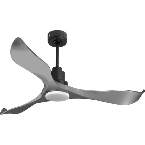 Ventilatore da soffitto Reversibile Termostato Dimmabile Wifi Motore CC Tetti inclinati Telecomando Luce a tre toni Memoria Shopify Vendible (AUTOMATICO) PURLINE TrawanganD132C04LED64620
