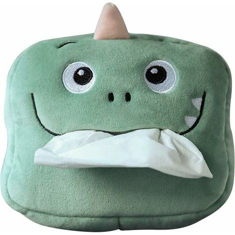 Green Mobility-Voiture Boîte à Mouchoirs,Boîte de Rangement de Serviettes en Papier Boîte de Mouchoirs en Forme d'Animaux en Peluche pour Décoration Maison, Chambre ou de Voiture,B (1/5)