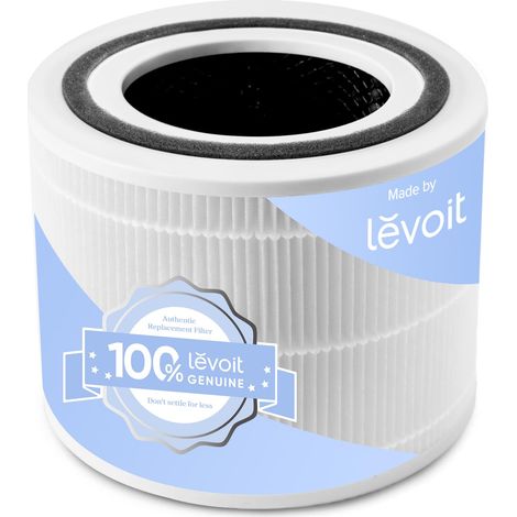 Filtre à air de rechange pour purificateur d'air Core 300S et Core 300, filtre HEPA, filtre à charbon actif à haute efficacité et préfiltre, contre 99,97% des allergènes, poussière, pollen (1/5)