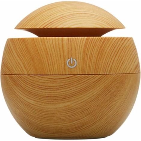 Humidificador Ultrasónico De Aromaterapia De Escritorio Led Difusor De Aceite Esencial De Aroma De Aire Redondo MINKUROW (1/5)