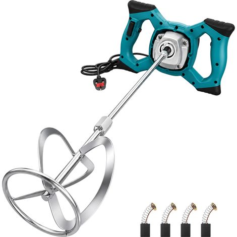 Malaxeur Mortier Colle 2300 W, Malaxeur Beton 220V, Avec 6 Vitesses  Professionnel Malaxeur Betonniere Électrique Pour Mélanger Aliment Plâtre Peinture Ciment Mortier Fourrage (1/5)
