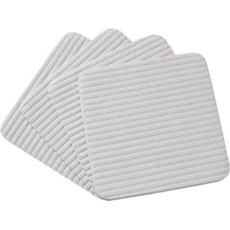 Autocollants Antidérapants Fixation Anti-Rebond 8pcs et Colle, Patch Antidérapant Blanc pour Tapis en Tissu Non Tissé pour Tapis de Salon sur Parquet Dur (1/5)