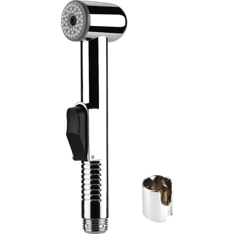 Durevole ABS Shattaf Douche Bidet Tenuto in mano cromato Soffione doccia Spray (1/5)