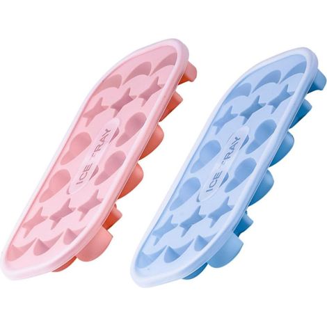 Bac à Glaçons Démoulage Facile en Silicone et Pp 18 Compartiments avec (1/5)
