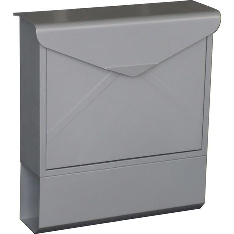 Primaster Briefkasten Xin silber Postkasten Wandbriefkasten