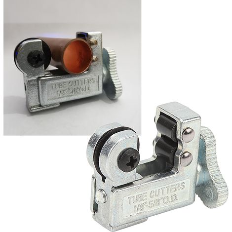 Ölrohrschneidmaschine, Kupfer- und Aluminiumrohrschneider, Schnittbereich 3-16 mm, silberfarben. (1/5)
