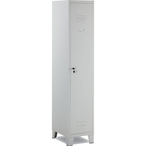 Armadio Spogliatoio in Metallo 1 Posto Fadi Grigio