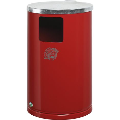 VAR, Collecteur de déchets d'extérieur en tôle d'acier,