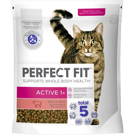 Perfect Fit Active 1+ Katzentrockenfutter Adult 1,4 kg Rind (1/2)