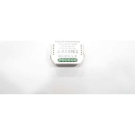CONTROLLER WIFI 2.4GHz PER ACCENSIONE E TIMER INTERRUTTORI 2 VIE 230V MAX 10A