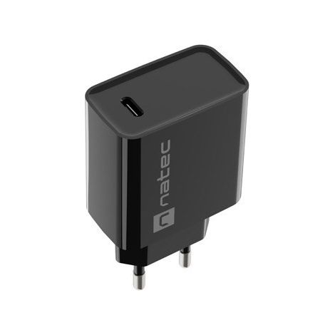 Universální nabíječka Natec RIBERA 20W 1X USB-C, černá (1/5)