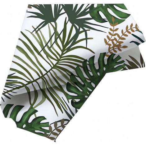 Lot de 3 serviettes de table coton AMAZONIE, par Soleil d'Ocre