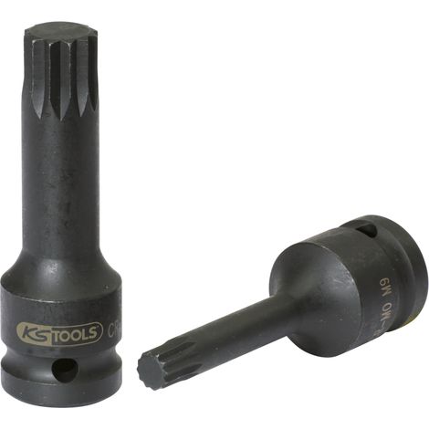 KS Tools - Douille longue à chocs mâle XZN® 1/2'', M4 - 911.0945