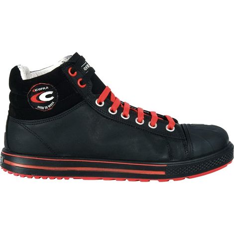 Scarpe Antinfortunistiche Cofra Steal S3  Nere con Puntale Antiabrasione, misura: 40 Nero