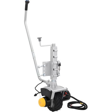 Stützrad für Anhänger 12 V 550 W Aluminium