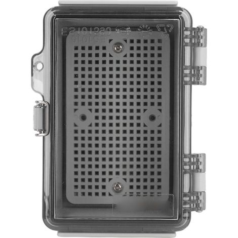 Boîte de dérivation étanche IP67 avec couvercle articulé, plaque de montage et fixations, en ABS, coffret électrique 100x150x90 mm (1/5)
