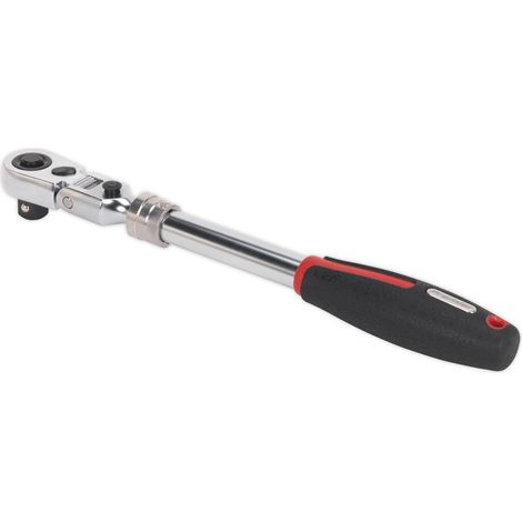 Sealey Premier Platinum Locking Flexi-Head Extendable Ratchet Wrench 1/2""Sq Drive AK8984