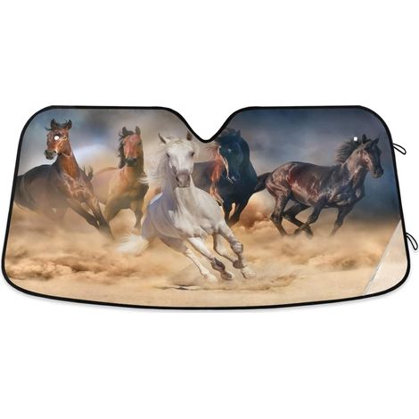 Pare-Soleil pour Pare-Brise Avant de Voiture - Motif Huile (1/5)